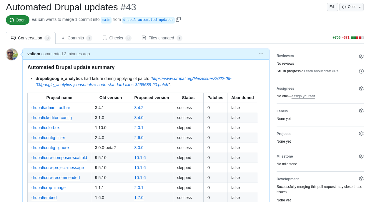 Automate Drupal Updates Effortlessly With Github Actions Automate Drupal Updates Effortlessly With Github Actions